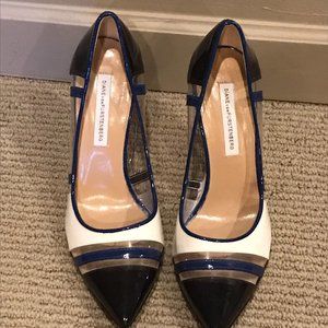 DVF Diane Von Furstenberg clear PVC pumps size 7.5